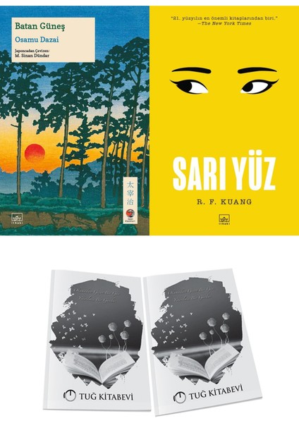 Batan Güneş ve Sarı Yüz 2li Set + Hediyeli