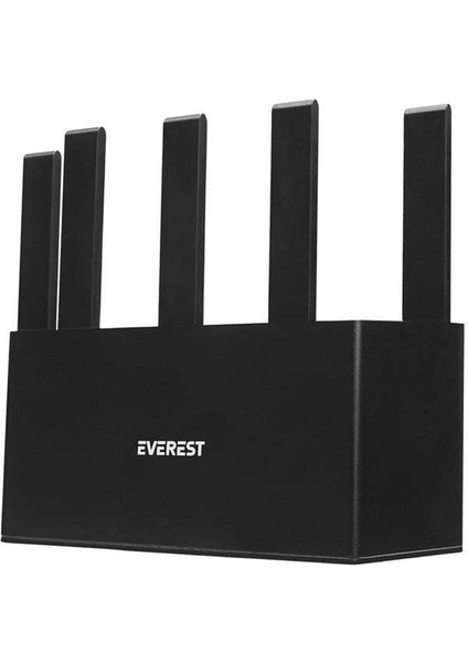 Everest EWR-X3000MBPS-V1 X3000MBPS Dualband 5*6dbi 1 Wan Port + 3 Lan Port Wi-Fi 6 Wisp+Ap+Repeater Destekli Kablosuz Wifi Router indirimleri