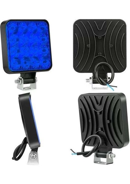 Powermaster PM-25309 Suv - Off Road - Motosiklet Farı Sis Lambası Mavi LED 12 Volt 48 Watt fiyatları