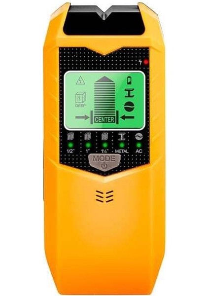 Powermaster PM-26593 Profesyonel 5in1 LCD Ekranlı Çok Fonksiyonlu Saplama Bulucu Duvar Dedektörü