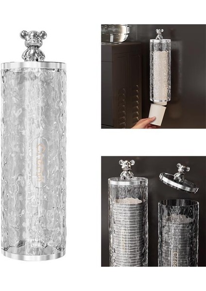 Sunup SN-27110 Kendinden Yapışkanlı Plastik - Karton Bardak Dispenseri