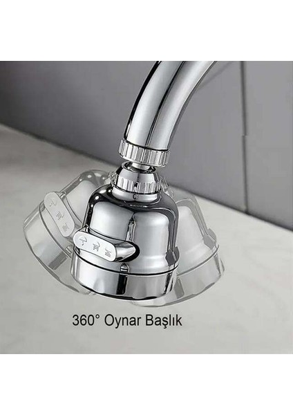 Sunup SN-27115 3 Kademeli Tasarruflu Musluk Başlığı 360 Derece fiyatları