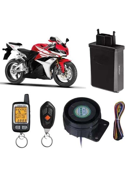 Powermaster PM-22737 Spy 120 Desibel Sesli ve Titreşimli Motosiklet Alarm Sistemi