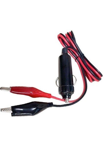 Powermaster PM-7799 Krokodil Uçlu Araç Çakmak Fişi 1 Metre Kablolu