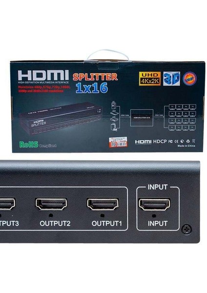 Powermaster PM-4948 16 Port 1080P 3D 16'lı HDMI Dağıtıcı modelleri
