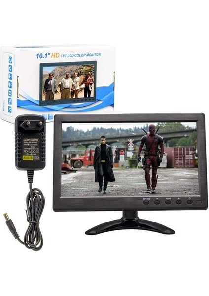 Powermaster PM-6092 10.1" Çok Fonksiyonlu 1080P Hd Araç Monitörü - Hdmı/vga/bnc/rca/usb Girişli modelleri