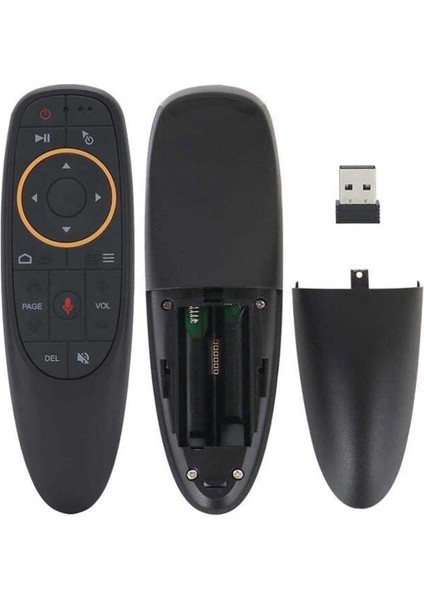 G10 Android-Windows-Linux-Tv Box-Mac Os Uyumlu 2.4 Ghz Ses Komutlu Wireless Air Mouse Uzaktan Kumanda fiyatları