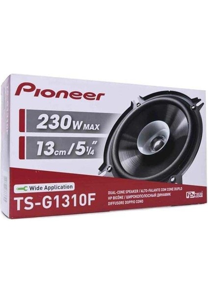 Pioneer TS-G1310F 13 cm Tweeter'sız 230 Watt Oto Hoparlör (2'li Takım) modelleri
