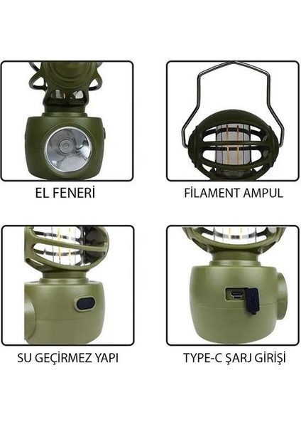 Powermaster LF-3328B 30WATT Kamp Lambası fiyatları