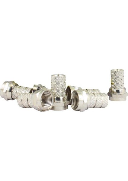 F Konnektör RG58 Mini Kablo Için Ince 100'LÜ Paket Powermaster