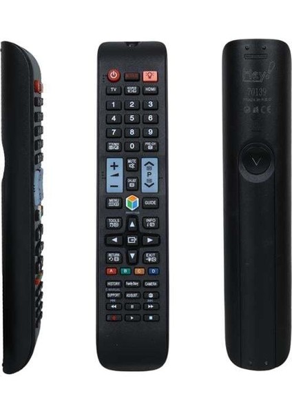 Küçük Kalıp Rm-D1078+L Samsung Netflix Source Tuşlu Lcd Led Tv Kumanda
