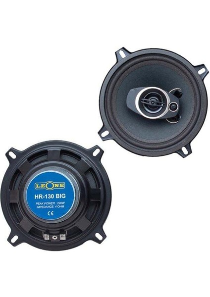 Leone 13 cm 220 Watt Max 110 Watt Rms 3 Yollu 2'li Hoparlör HR-130 Bıg fiyatları
