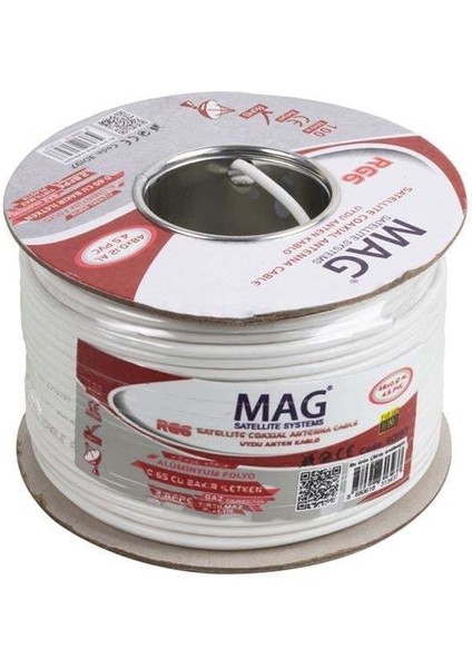 RG59 Fa Mini Anten Kablosu 100 Metre modelleri