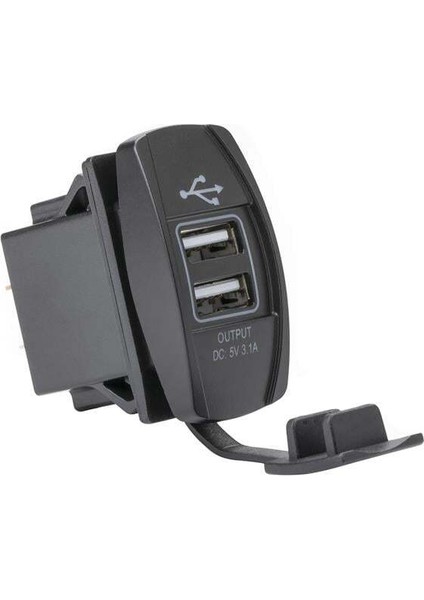Powermaster IC-266-C-3 Marin Tip 2'li Gömme USB 5V 3.1A 12-24VOLT