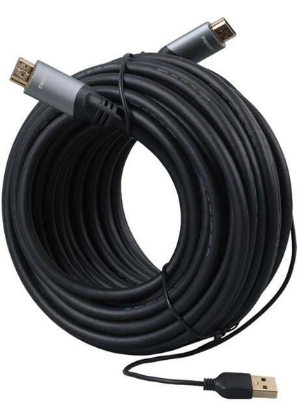 SWL6122B/93 4K 60 Hz 15 Metre USB Güç Kablolu HDMI Görüntü Kablosu fiyatları