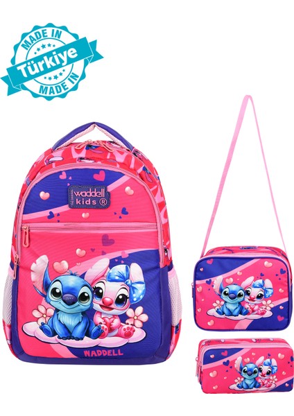 Waddell stiç Temalı Ilokul Sırt Çantası,beslenme Çantası ve 2 Cepli Kalem Kutusu fiyatları