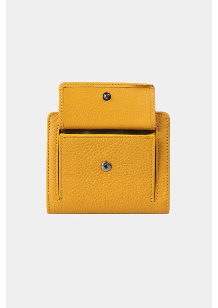 Hakiki Deri Kadın Cüzdan Sari 2818