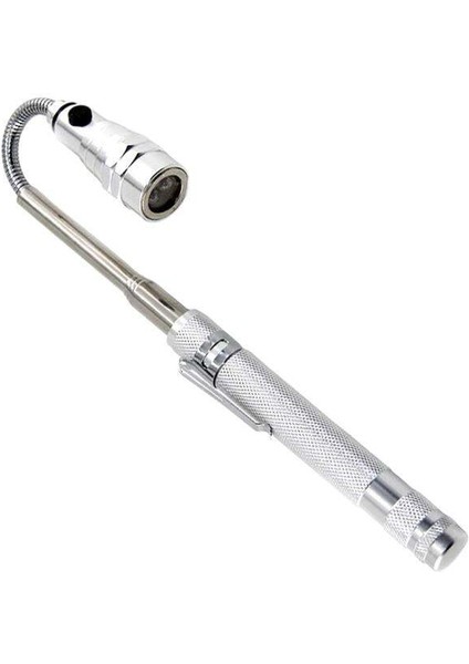 Powermaster MX-2808 Mıknatıslı 360 Derece Döner Başlıklı 3 Ledli Beyaz Işık El Feneri