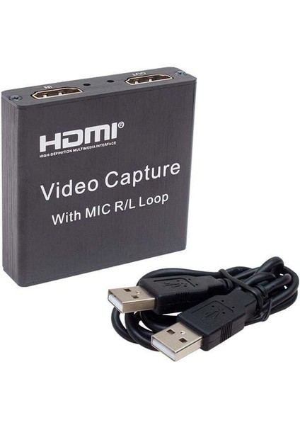 Powermaster PM-2620 4K Uyumlu 1080P USB 2.0 HDMI Video Capture Kart