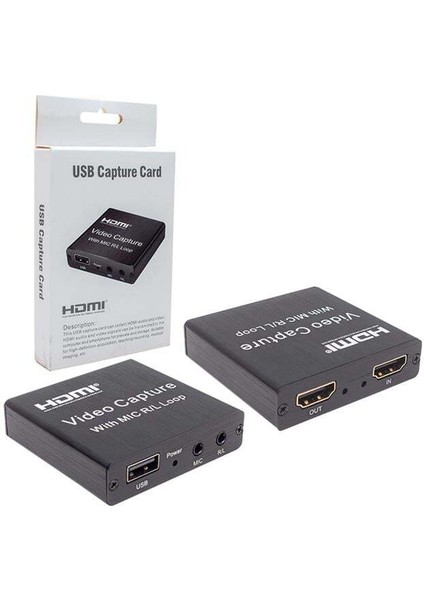 Powermaster PM-2620 4K Uyumlu 1080P USB 2.0 HDMI Video Capture Kart fiyatları