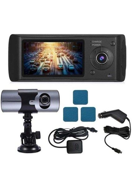 Powermaster R300 Gps Destekli Çift Kameralı Araç Içi Dashcam Dvr Kamera Seti modelleri