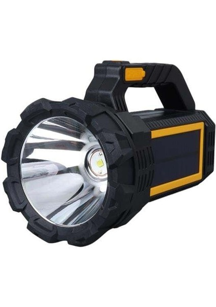 Powermaster W5190 Solar Şarjlı El Feneri Uzun Mesafe Işıldak