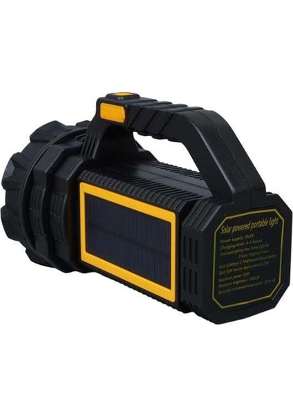 Powermaster W5190 Solar Şarjlı El Feneri Uzun Mesafe Işıldak modelleri