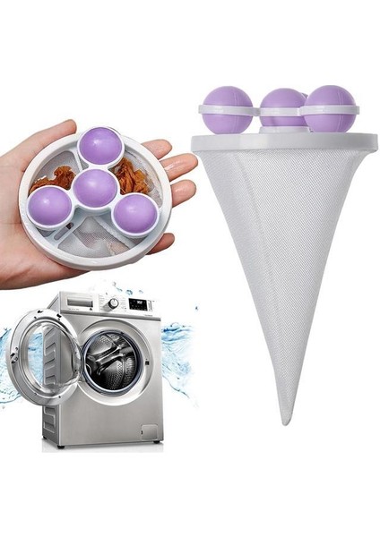 Sunup SN-26621 Çok Fonksiyonlu Çamaşır Makinesi Için Yıkanabilir Mor Toz Tüy Toplayıcı fırsatları