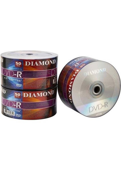 Diamond DVD-R 4.7Gb 16X 120Dk 50li Paket