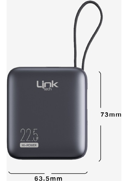 PD22 Hızlı Şarj 22.5W Dahili Kablolu 10.000 Mah Powerbank fırsatları