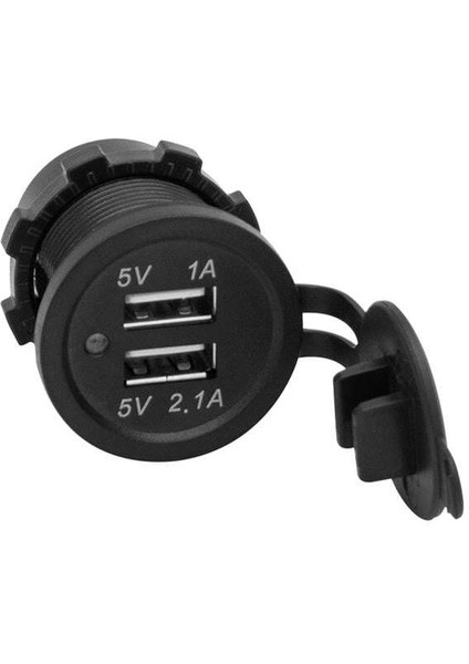 Pano Tipi USB IC-266C 8-32 Volt Kulaksız 30 mm