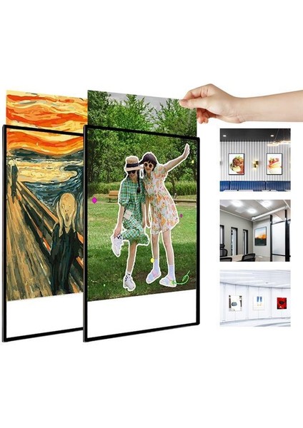 Powermaster PM-21757 Ledli A1 Değiştirilebilir Reklam Poster Çerçevesi (Tabela)