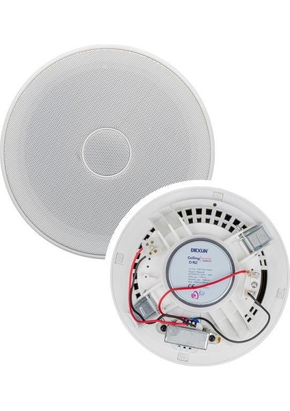 Dexun D-162 16CM 100V Max 50W Hat Trafolu Alçıpan Hoparlör (Tweeterli)