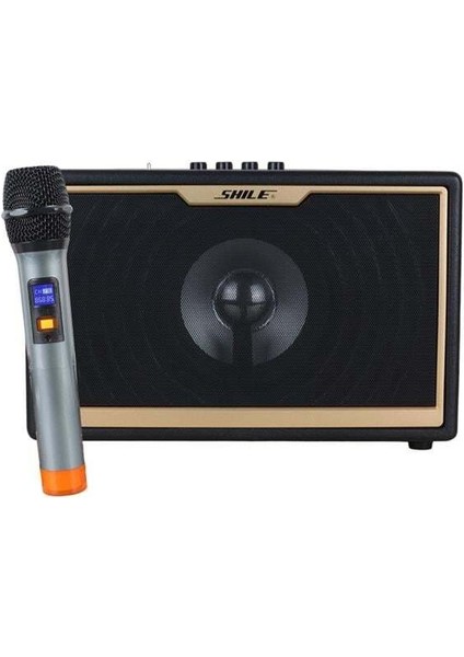 Shile SD-1 El Mikrofonlu Kumandalı USB/SD/BT Portatif Hoparlör