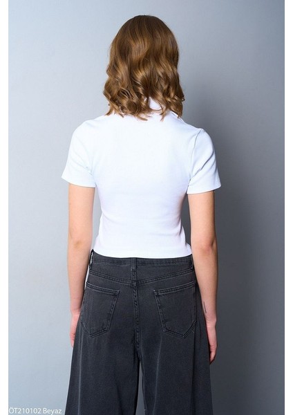 Sezon Önünde Giden Polo Yaka V Kısa Kol T-Shirt modelleri