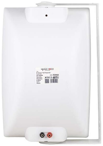 Magicvoice MV-20968 Iki Yollu 8'' 20CM 8 Ohm 250W Trafosuz Beyaz Hoparlör modelleri
