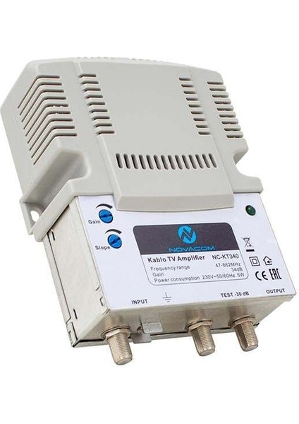 Novacom NC-KT340 47-862 Mhz 34 dB Kablo TV Amplifier Hat Yükseltici