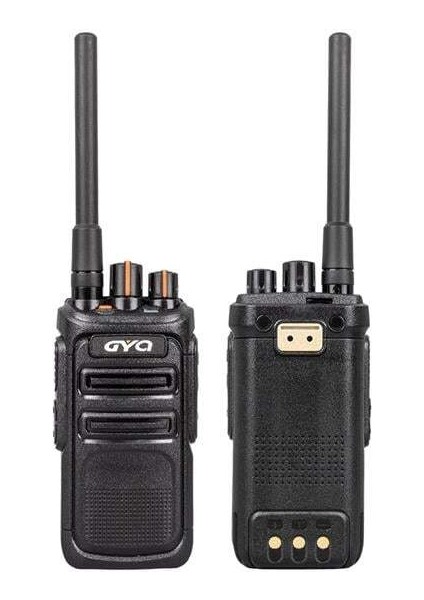 Gyq Q990 8 Ana Kanal Toplam 16 Kanal Siyah Pmr El Telsizi Tekli 15KM Menzil Tekli