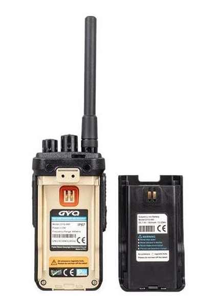 Gyq Q990 8 Ana Kanal Toplam 16 Kanal Siyah Pmr El Telsizi Tekli 15KM Menzil Tekli modelleri