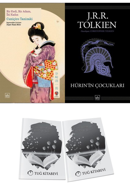 Bir Kedi, Bir Adam, Iki Kadın ve Hurin’in Çocukları 2li Set + Hediyeli
