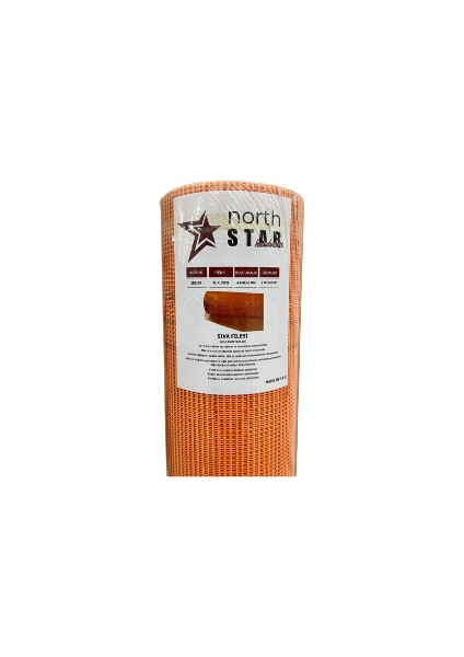 North Star Sıva Filesi Turuncu 100 cm 165 gr (50MT)