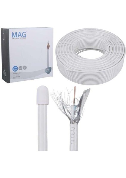 Rg6 U4 64 Tel Smart Anten Kablosu 100 Mt.