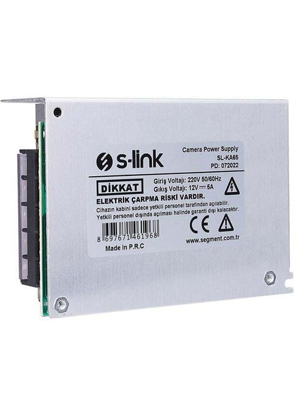 S-Link SL-KA65 12 Volt 5 Amper 65 Watt Metal Kasa Adapatör fırsatları