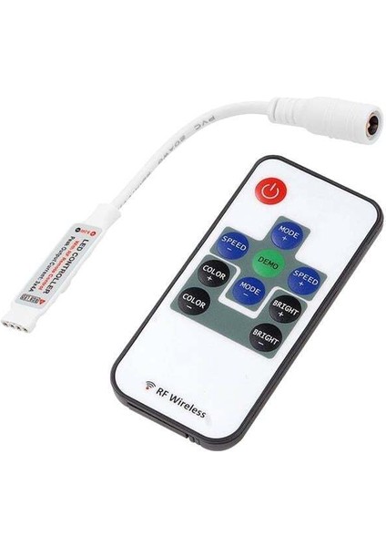 5 Volt - 24 Volt Mini Kumandalı Rgb Kontrol Devresi