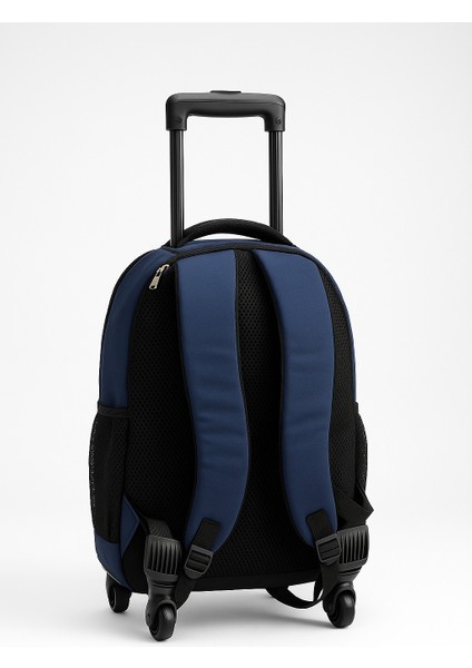 Çekçekli 4 Tekerlekli Sırt Çantası Lacivert 1175 fırsatları