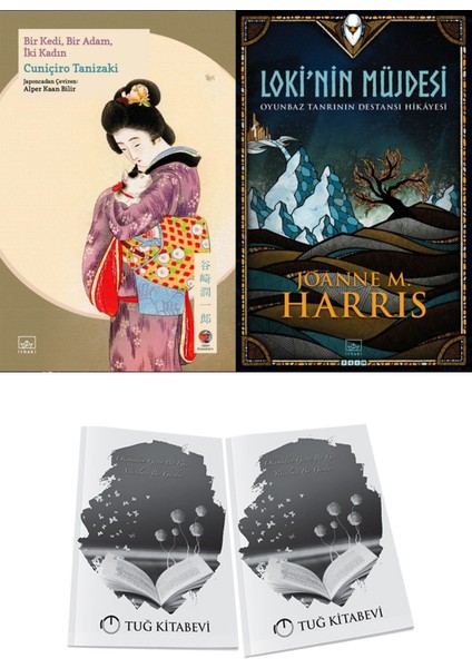Bir Kedi, Bir Adam, Iki Kadın ve Loki’nin Müjdesi 2li Set + Hediyeli