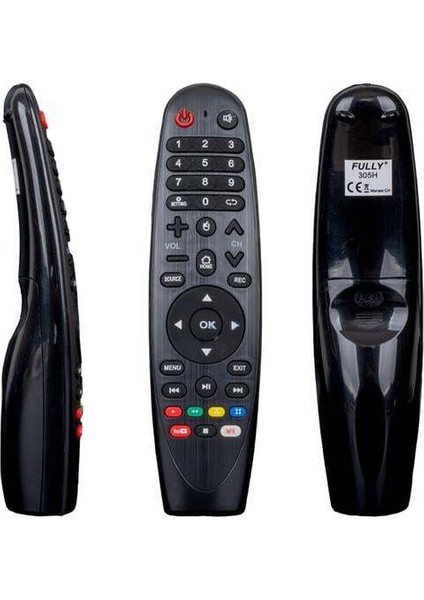 Fully Telenova YouTube-Netflix Tuşlu LCD-LED Ses Komutsuz LED TV Kumanda