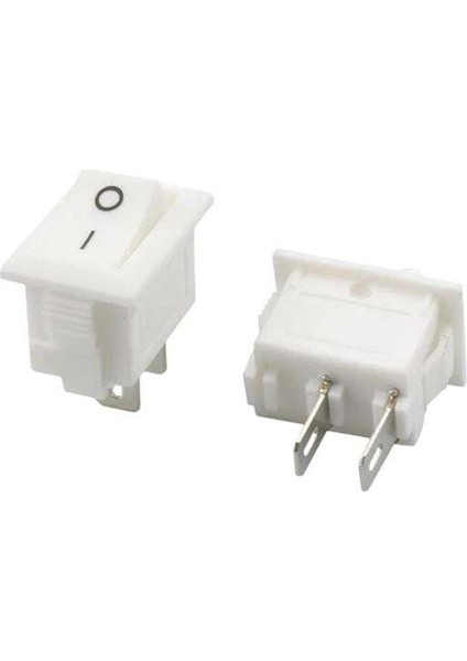 IC-120B Mini Işıksız On-Off 2p Anahtar Beyaz