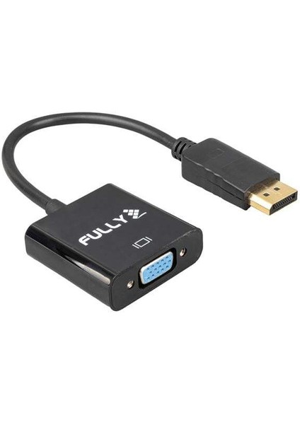 Fully G-539 10 Cm Display Port Erkek To Vga Dişi Çevirici Kablo