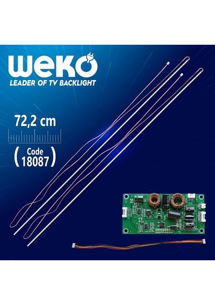 65'' Inç 90 Ledli 72 cm Universal Tv WK-1374 E-Led Takımı